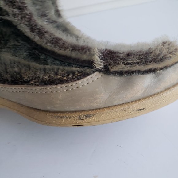 Vintage 70s/80s Faux seal fur Boots by Snowland - Picture 10 of 16